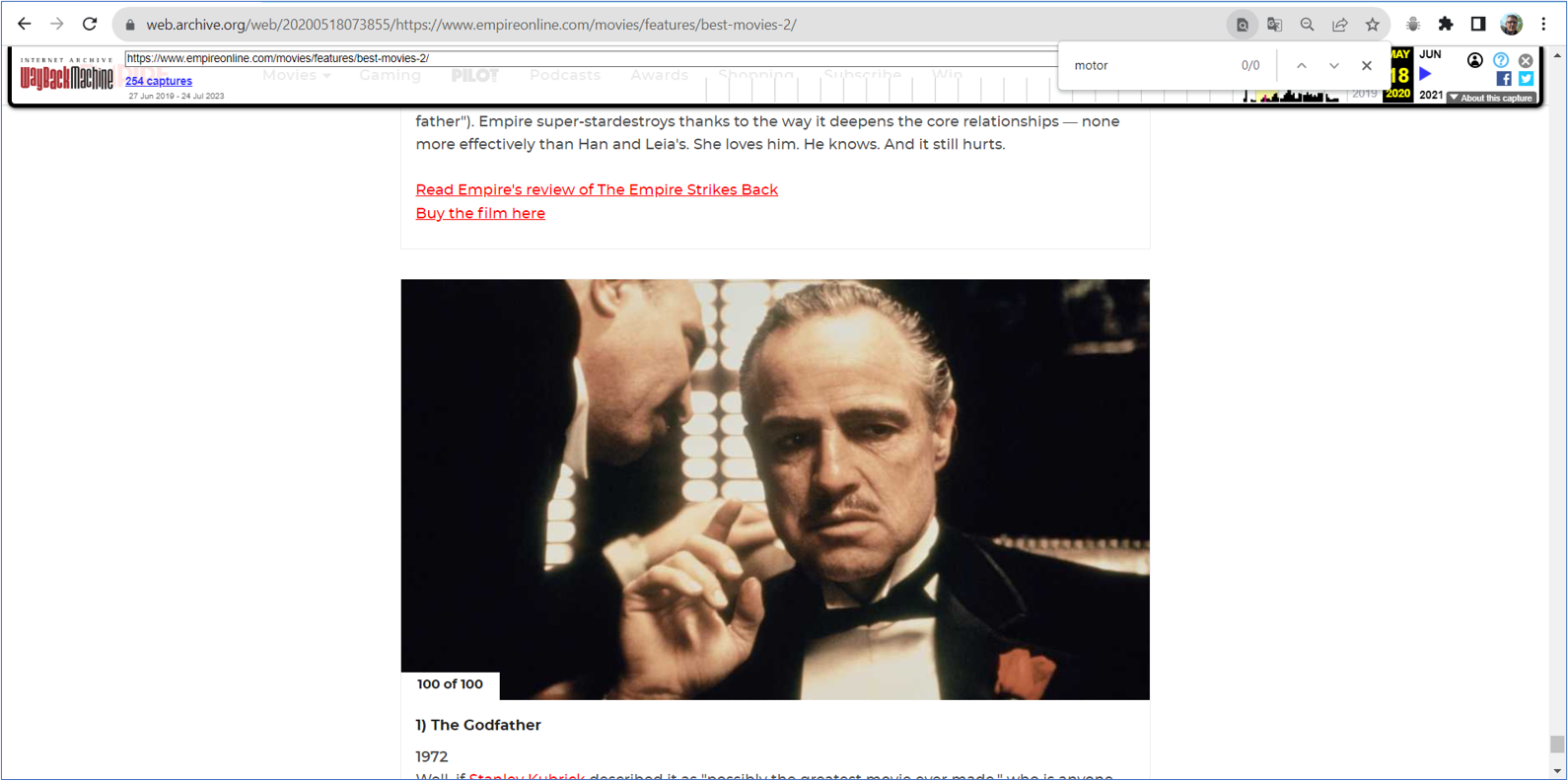 screenshot webpage